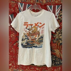 Threadless Great Ramen of Kanagawa T-shirt Killer Japanese Graphics Soft Cool